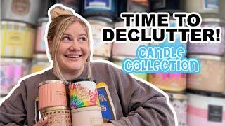 I’M FINALLY DECLUTTERING MY CANDLE COLLECTION!