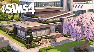  Foxbury University Commons | Sims 4 Stop Motion Build | NO CC