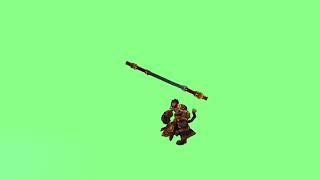 Monkey king green screen