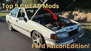 The best 5 Mods For Your Ford Falcon On a *BUDGET* in 2024