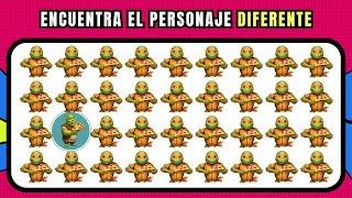  Encuentra el Personaje Diferente | Desafío con 40 Personajes | Quiz Divertido y Atractivo