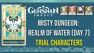 Genshin Impact Ver 4.2 Event Misty Dungeon: Realm of Water (Day 7) FREE CHARACTERS - Nauvilette