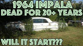 WILL IT START?!? 1964 Impala Rescued From the Dead - Abandoned for 20+ Years!