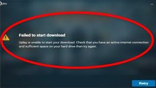 How To Fix Uplay Is Unable To Start Your Download | Fix Failed To Start Download Uplay Error Windows