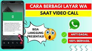 Cara Berbagi Layar di Whatsapp Saat Video Call