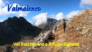 Rifugio Bignami dalla Val Poschiavina col sentiero dei "Bianchi"