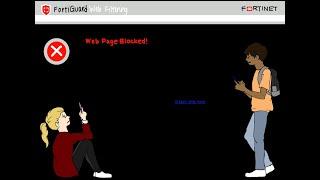 How to block URL in Fortinet Firewall