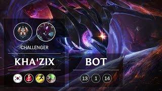 Kha'Zix Bot vs Caitlyn - KR Challenger Patch 8.24