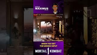 WHEN YOU GET THE WRONG INPUT - Mortal Kombat 1 Gameplay #mortalkombat1 #shorts #gaming