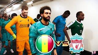 PES 2021 - Senegal vs Liverpool - Experiment Match - Mane vs Salah - Gameplay PC