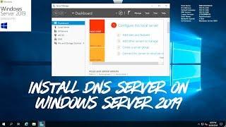 How to install #DNS #Server on #Windows #Server 2019