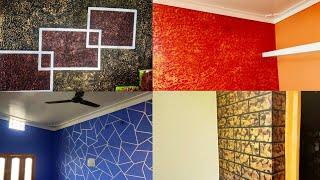 Best wall texture design || putty texture design || Best wall texture paints for home