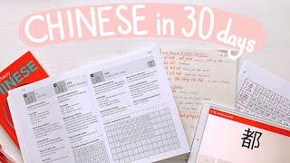 How I learned Chinese Mandarin in 30 Days + tips on how to learn 2 languages | study with me