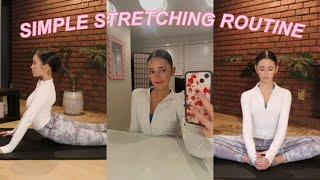 simple stretching routine 🩰 vlogmas day 10 