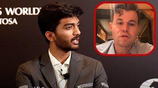 Gukesh RESPONDS to Magnus Carlsen's Comment: "NOT A SINGLE GOOD DECISION by Gukesh"