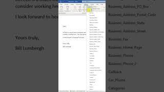 Outlook mail merge