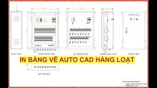 In bảng vẽ Autocad trong khung tên hàng loạt TIẾT KIỆM thời gian.