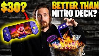 This Nintendo Switch Grip BEATS The Nitro Deck!  Omelet Super Deck Review...