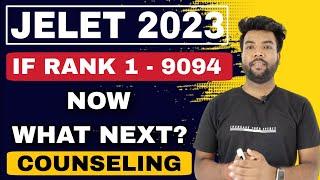  Live JELET 2023 RANK vs COLLEGE Discussion | 2000 Rank = College?