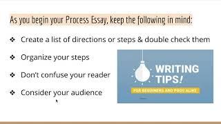 Process Analysis Essay  - 1