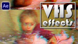 Damaged VHS Tape FX & Retro Looks for Footage - After Effects