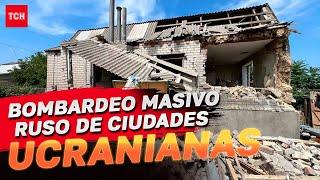 Bombardeo masivo ruso de ciudades ucranianas | Масований російський обстріл міст України