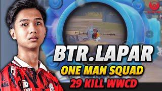 PUBG Mobile indonesia : BTR.Lapar one man squad 29 killll!!!!