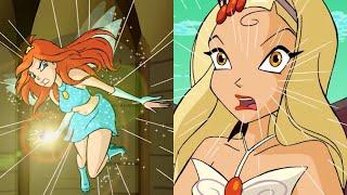 Bloom hitting Diaspro (compilation) | Winx Club Clip