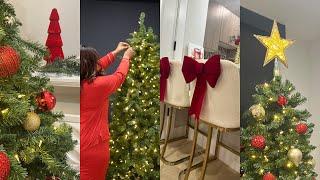 Vlogmas Day 12 | Decorate for Christmas with me 2024, Cozy, Red Christmas | Alicia Kim