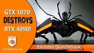 GTX 1070 Beats RTX 4090 in Blender Benchmark Scene!