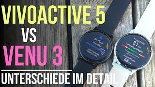 Garmin Vivoactive 5 vs Garmin Venu 3 - Die aktuell besten Fitnessuhren im Vergleich