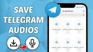 How to Save Telegram Audios on iPhone - Download Telegram Voice Message