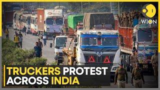 India: Private bus & truck drivers protest new 'hit-and-run' law | Latest News | WION