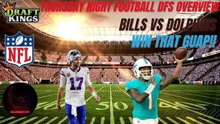 Week 2 | TNF | Bills vs. Dolphins | Showdown | NFL | DFS | Draftkings | Advice | Strategy | Lineup