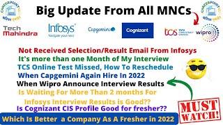 Big Update From Many MNCs | Infosys, TCS, Wipro, Cognizant, Capgemini, Tech Mahindra | Must Watch