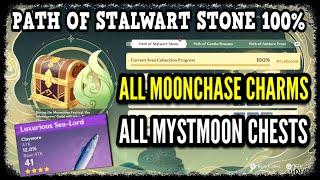 Genshin Impact All Moonchase Charms & Mystmoon Chests for Path of Stalwart Stone All Collectibles