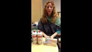 Chi Ionic Permanent Shine ammonia free hair color Review & Tutorial part 1