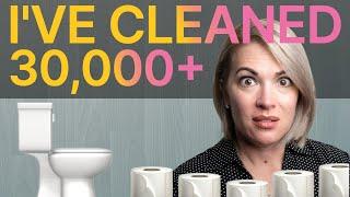 How to Clean a Toilet... FAST and EASY  