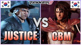 Tekken 8  ▰ Justice (Ranked #3 Paul) Vs CBM (Clive) ▰ High Level Matches!