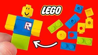 How To Build LEGO Roblox Noob Minifig Avatar Tutorial *VERY EASY