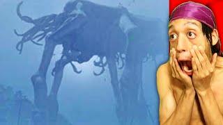 5 GIANT MYSTERIOUS CREATURES CAUGHT ON CAMERA REACTION!