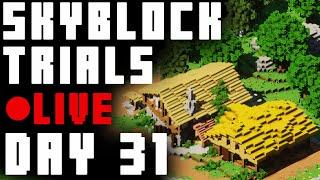  Hypixel Skyblock Trials - GARDEN [Day 31] LIVE Session !Trials !Tasks !Map !Twitch