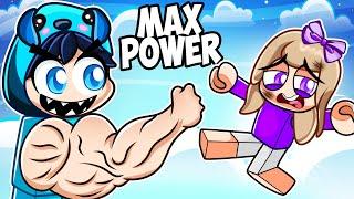 Unlocking MAX POWER In PUSHING SIMULATOR With MY CRAZY FAN GIRLS...