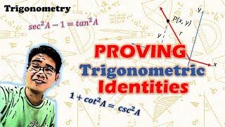 Proving Trigonometric Identities SHS PreCalculus
