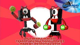 Lego Mixels REMIXED  Traffiti Instructions UPDATED [Made by: Retromaster94]