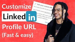 How to Customize Linkedin Profile URL (create custom profile link)