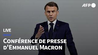  LIVE - Conférence de presse d'Emmanuel Macron