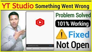 YouTube Studio Something Went Wrong Problem || How To Fix YT Studio Something Went Wrong Problem