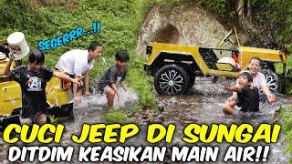 NIATNYA CUCI JEEP!! EH MALAH DITDIM MAIN AIR