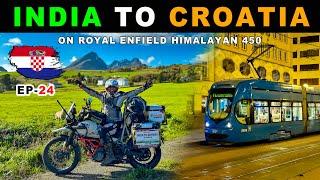 That's why INDIA IS BEST  REACHED CROATIA on Himalayan 450 | Exploring ZAGREB |  Ep.24